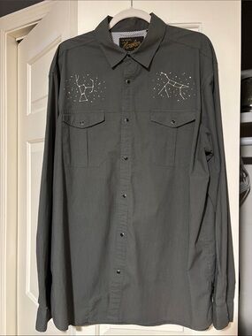 Howler Bros 10 Year Anniversary Gaucho Snapshirt Constellation Sz XL